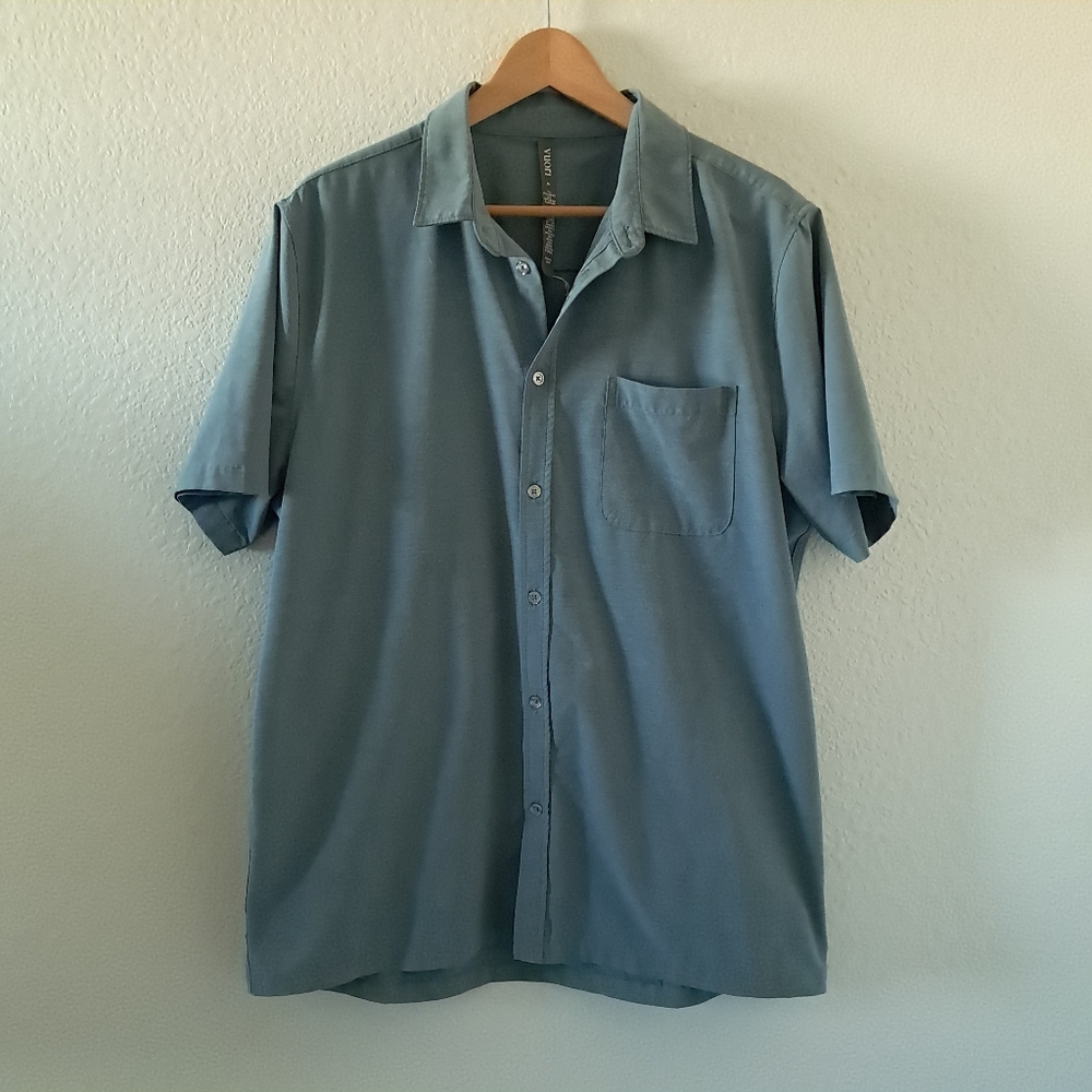 Vuori Blue Casual Button Down Shirt